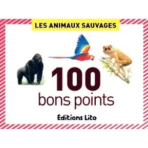 Bon Point Éditions Lito Animaux Sauvages Texte Pédagogique Au Verso 61x82 mm Boîte 100 Unités, EDITIONS LITO — CAHIERS ET…