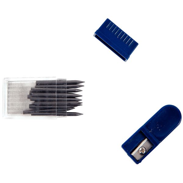Blister de 12 mines + 1 taille-mine, Wonday — PETIT MATERIEL BUREAU ET ECOLE