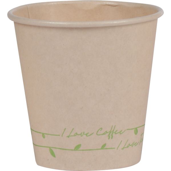 Sac de 50 gobelets en fibres de cannes écrus 24,5cl, N.C — SERVICES GENERAUX