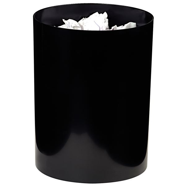 Corbeille à papier CONFORT 16L noire, N.C — EQUIPEMENT CLASSE ET BUREAU