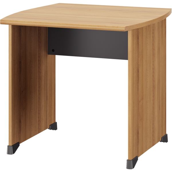Table bureau pieds panneau L80 cm Jazz+ Chêne du Bocage, N.C — MOBILIER