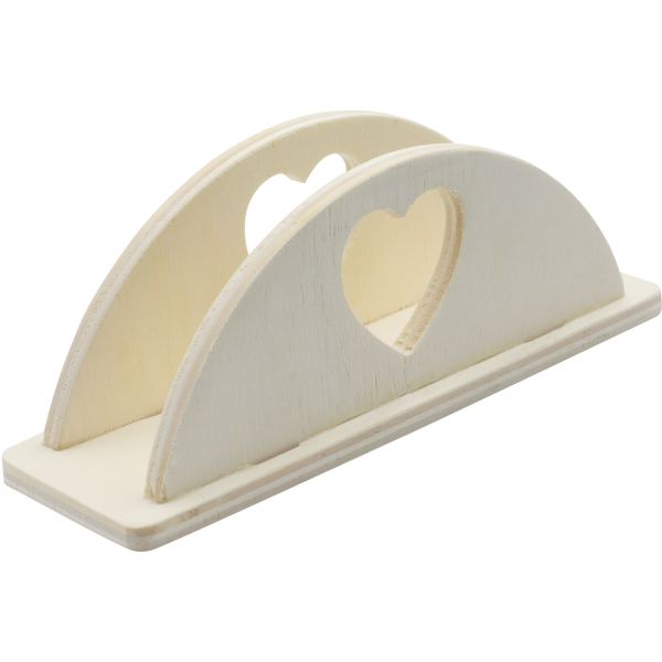 Porte serviettes en bois motif coeur, N.C — TRAVAUX MANUELS