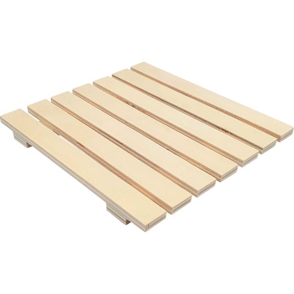 Dessous de plat en bois 17 x 17 cm, N.C — TRAVAUX MANUELS
