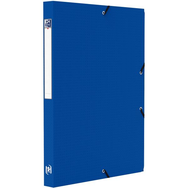 Oxford Boîte de rangement Memphis, A4, dos: 25 mm, PP, bleu — Chemises & trieurs