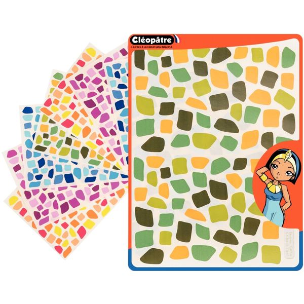 Pochette de 1 056 gommettes mosaïques assorties, N.C — TRAVAUX MANUELS