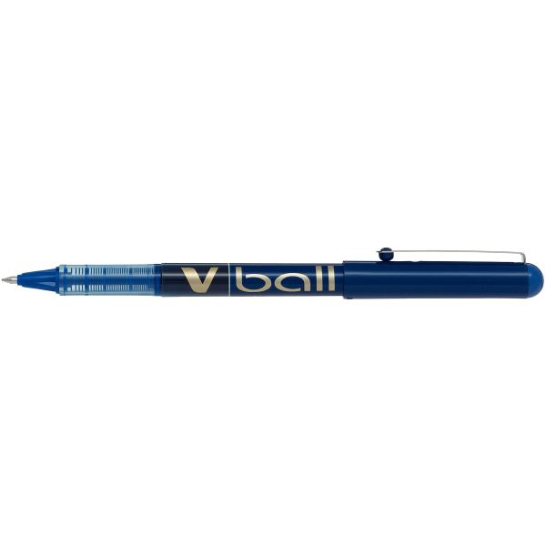 PILOT Stylo roller V Ball VB7, pointe métal, bleu — Stylos roller