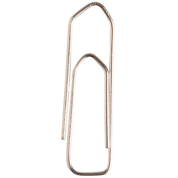 Boîte de 1000 trombones 32 mm bout chevron nickelé, N.C — PETIT MATERIEL BUREAU ET ECOLE