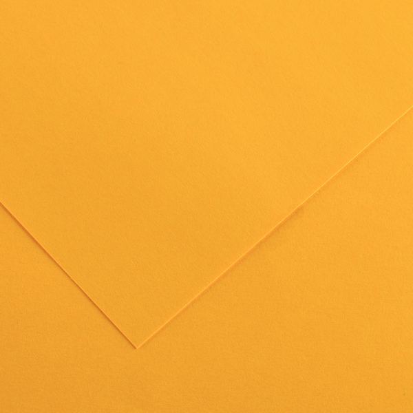 Paquet de 10 feuilles Colorline 50x65 cm 150 g jaune or — DESSIN SCOLAIRE ET PROFESSIONNEL