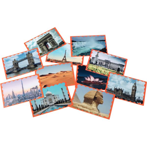 Lot de 180 grandes images 12 motifs, 15 cartes pour chaque m, N.C — CAHIERS ET DERIVES DE PAPIER