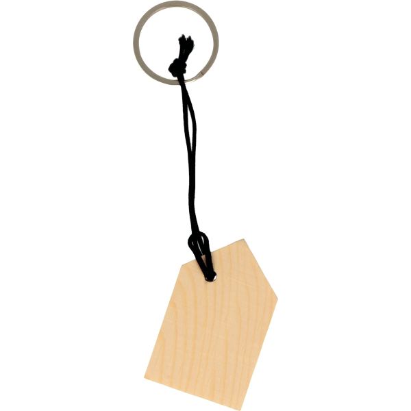 Lot de 3 porte-clés maison en bois, N.C — TRAVAUX MANUELS