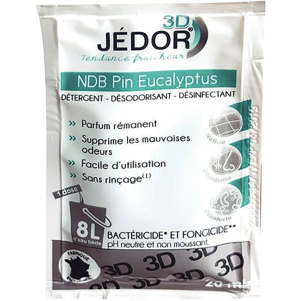 Carton 250 doses 20 ml détergent désinfectant, N.C — SERVICES GENERAUX