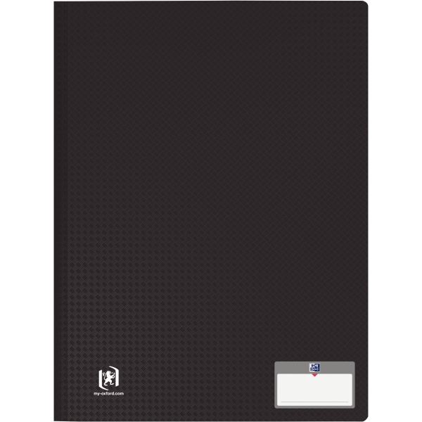 Protège-documents MEMPHIS 80 pochettes fixes 160 vues coloris noir — Non classé