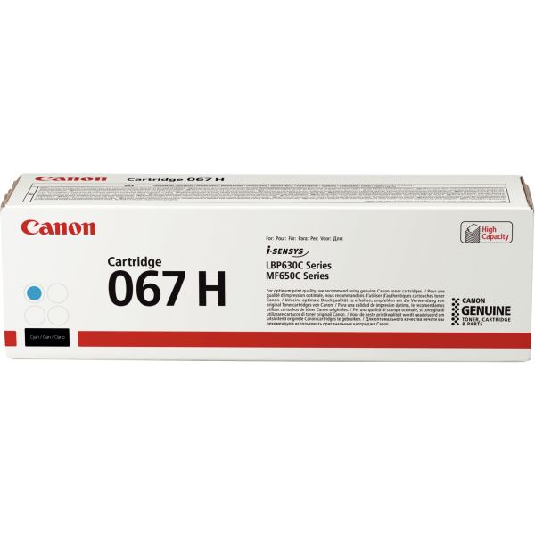 CANON Toner Cartridge 067 High yield Cyan — CONSOMMABLES INFORMATIQUES