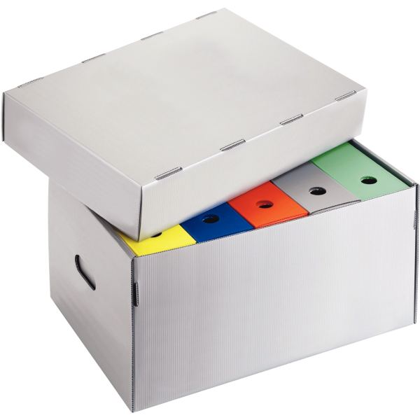 Paquet de 5 containers d'archives en polypropylène, N.C — CLASSEMENT