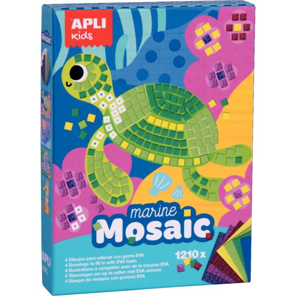 Kit mosaïque mousse, la mer, N.C — TRAVAUX MANUELS