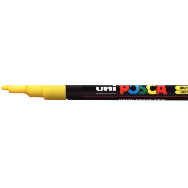POSCA Marqueur à pigment PC-3M, jaune — Marqueurs à pigment