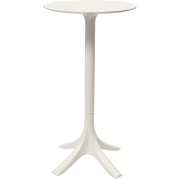 Table haute Beez blanc, N.C — MOBILIER