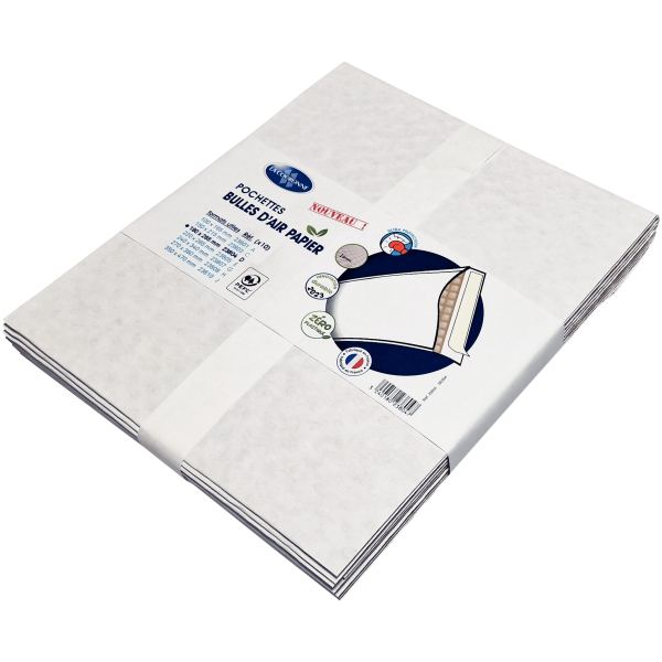 Paquet de 10 pochettes bulle air blanc 180 x 265 mm, N.C — COURRIER ET EXPEDITION