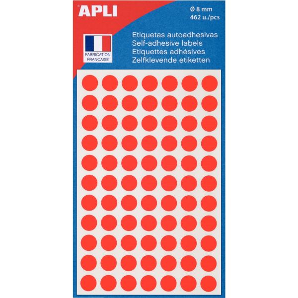 Etui de 462 pastilles de couleur diamètre 8mm rouge — Non classé