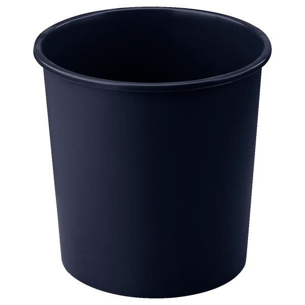 Corbeille à papier en polypropylène 18L noire, N.C — EQUIPEMENT CLASSE ET BUREAU