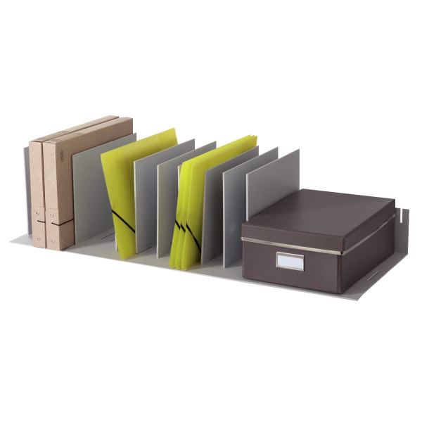 PAPERFLOW Trieur à cases flexibles, gris — Trieurs à courriers