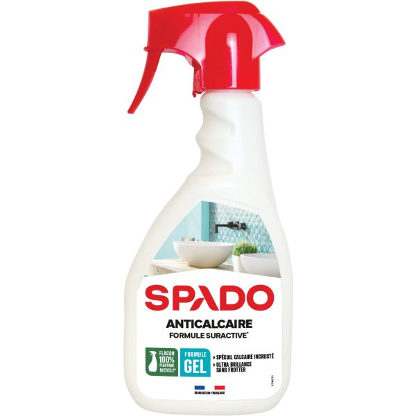 Spray 500 ml gel anticalcaire, SPADO — SERVICES GENERAUX
