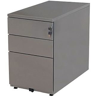Caisson hauteur bureau professionnel P80 cm en métal 3 tiroi, N.C — MOBILIER