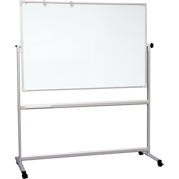 Tableau blanc émaillé rotatif 2 faces 90x120 cm, N.C — EQUIPEMENT CLASSE ET BUREAU