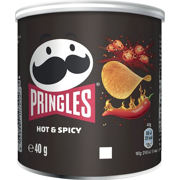 LOT 12 PRINGLES HOT&SPICY 40G — Non classé