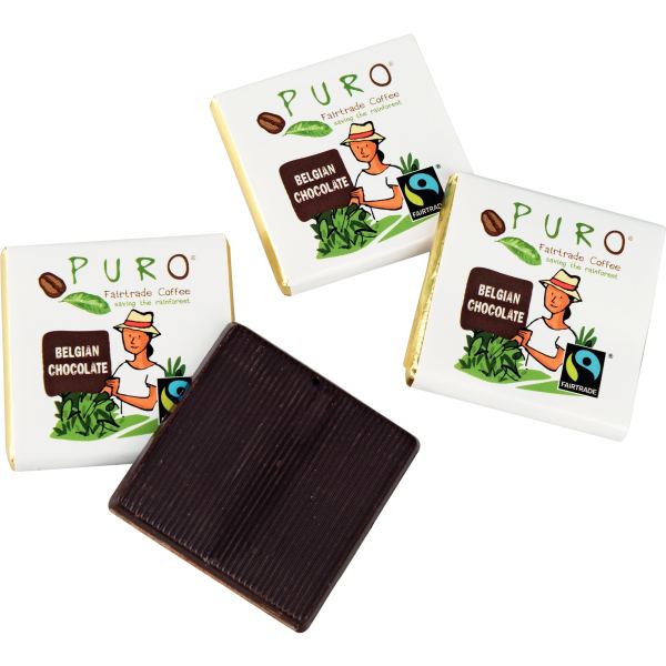 Carton 250 carrés de chocolat Noir 4.5G, PURO — PRODUITS ALIMENTAIRES