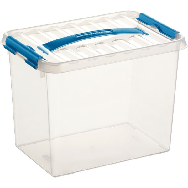 Boite de rangement QLINE 9L transparente, N.C — SERVICES GENERAUX