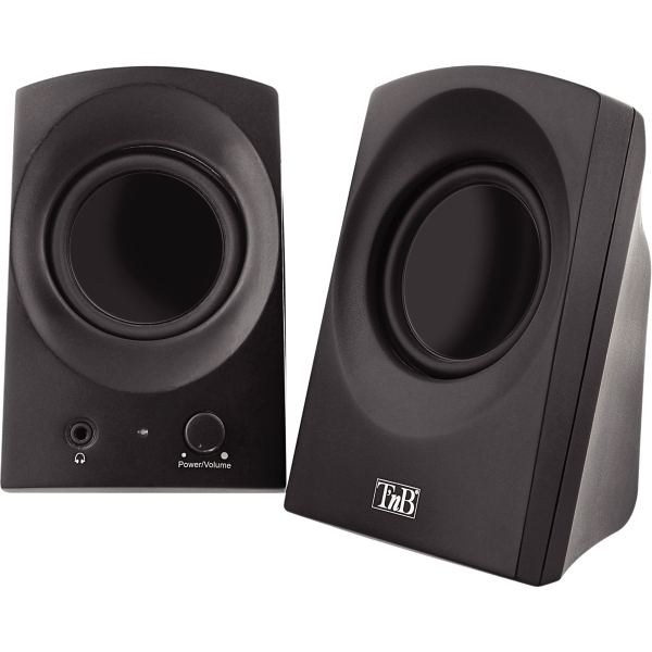 TNB ARK Series - Haut Parleurs 2.0 6W Peak Power - noir, T'NB — INFORMATIQUE