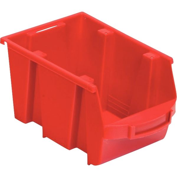 Bac à bec en polypropylène 235x126x150 mm rouge, N.C — SERVICES GENERAUX