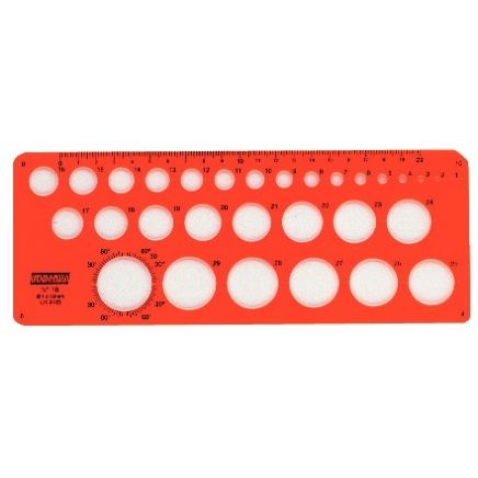MINERVA Trace cercles pairs-Impairs, No.18 — Instruments de dessin