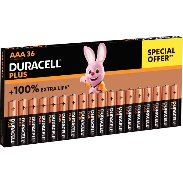 Paquet de 36 piles 1.5V PLUS LR03 alcaline — Non classé