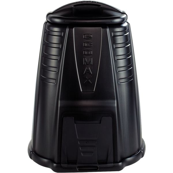 Composteur ECOMAX 220L noir, STRATA — SERVICES GENERAUX