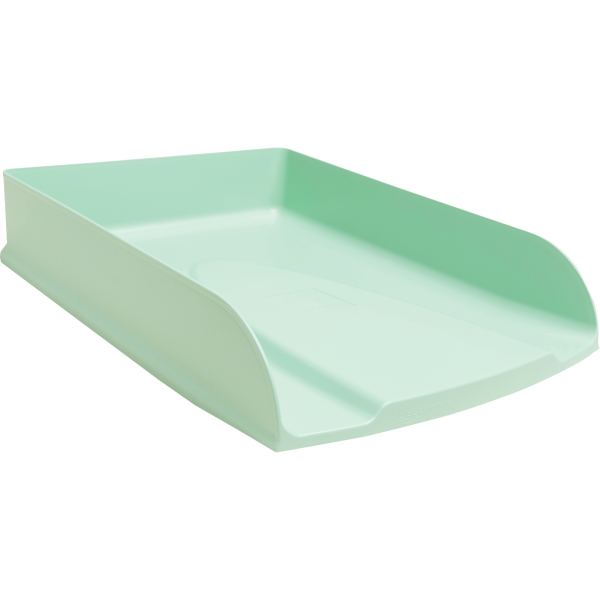 Corbeille à courrier AUTENTIK vert — EQUIPEMENT CLASSE ET BUREAU