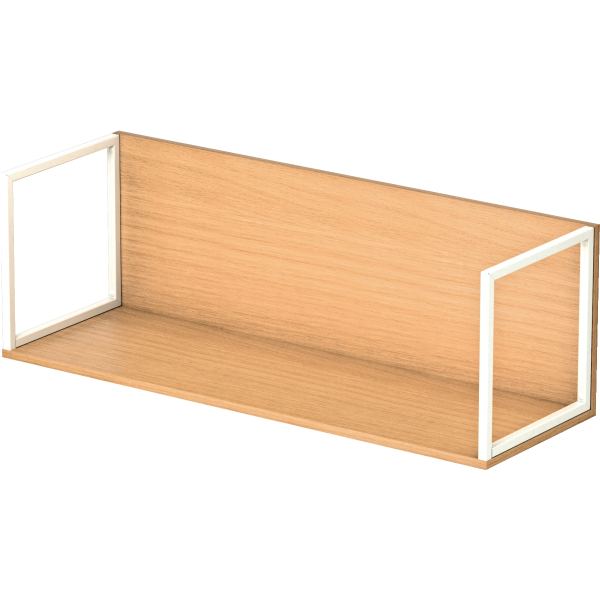 Etagère de superposition chêne naturel/blanc, N.C — MOBILIER