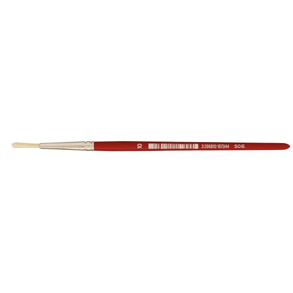 Sac de 10 brosses rondes en soie N°10, N.C — DESSIN SCOLAIRE ET PROFESSIONNEL