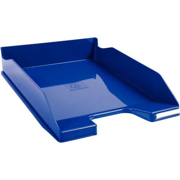 EXACOMPTA Corbeille à courrier COMBO MIDI, A4+, bleu glacé — Corbeilles à courrier