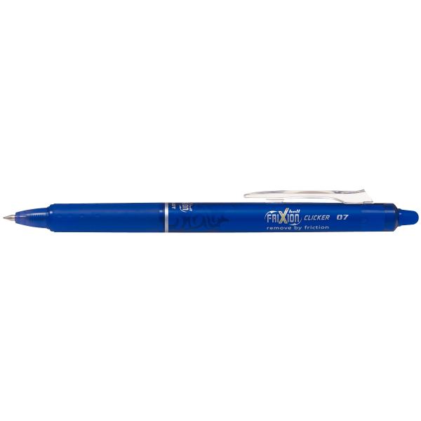 PILOT Stylo roller FRIXION BALL CLICKER 07, bleu — Stylos roller