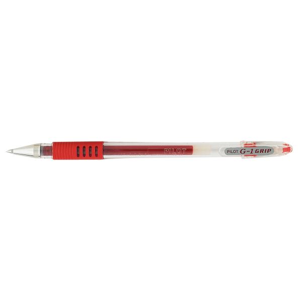 PILOT Stylo roller à encre gel G1-5 Grip, rouge — Stylos bille & roller encre gel