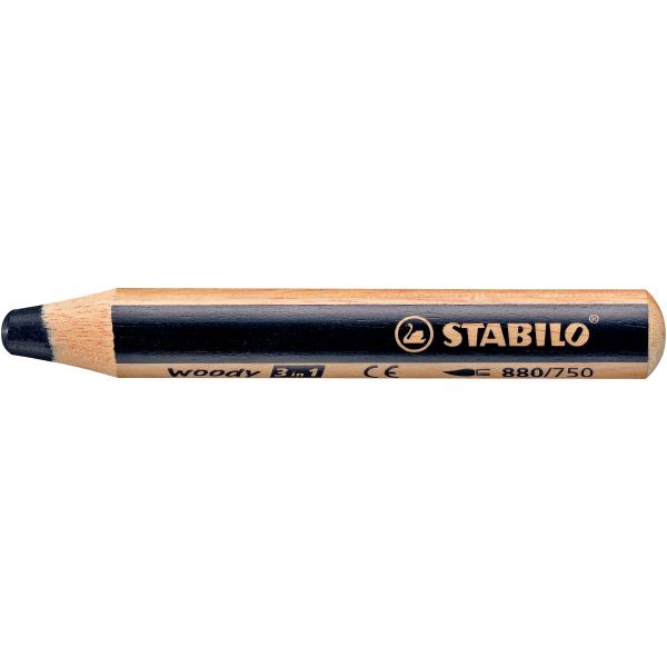 Crayon de couleur Woody noir — Fournitures