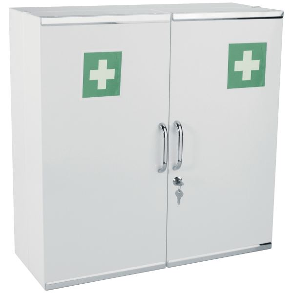 Armoire à pharmacie 2 portes blanche, N.C — SERVICES GENERAUX