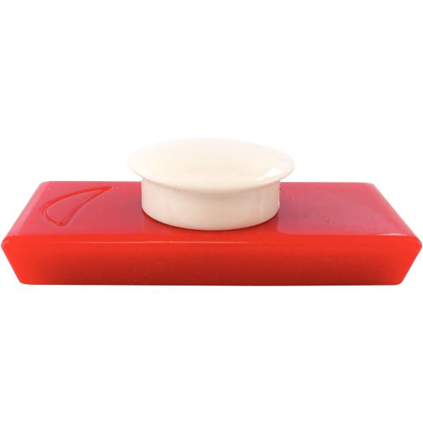 Blister de 2 punaises magnétiques, 23x50 mm rouge, Wonday — EQUIPEMENT CLASSE ET BUREAU
