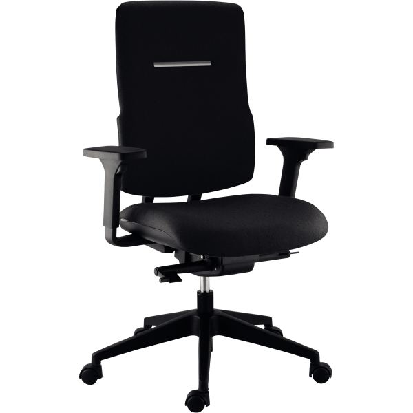 Siège manager Erga avec translation d'assise noir, N.C — MOBILIER