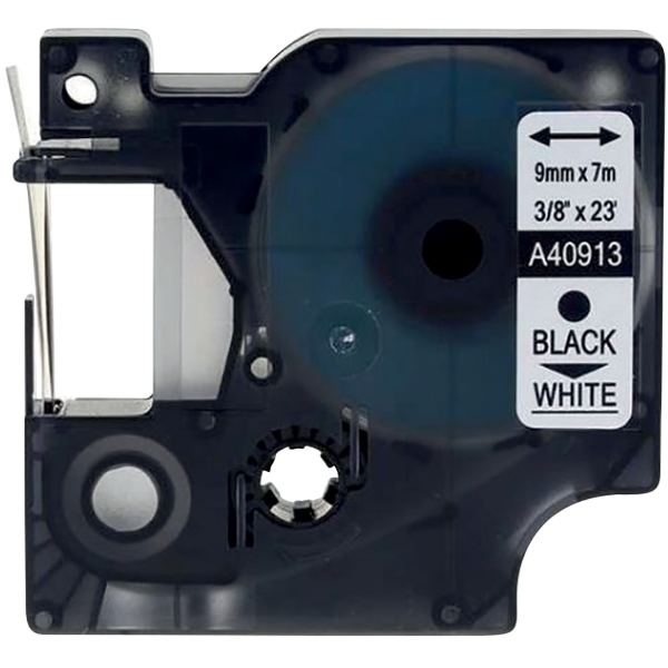 Recharge D1 noir sur blanc 6mm x 7 m compatible, N.C — BUREAUTIQUE
