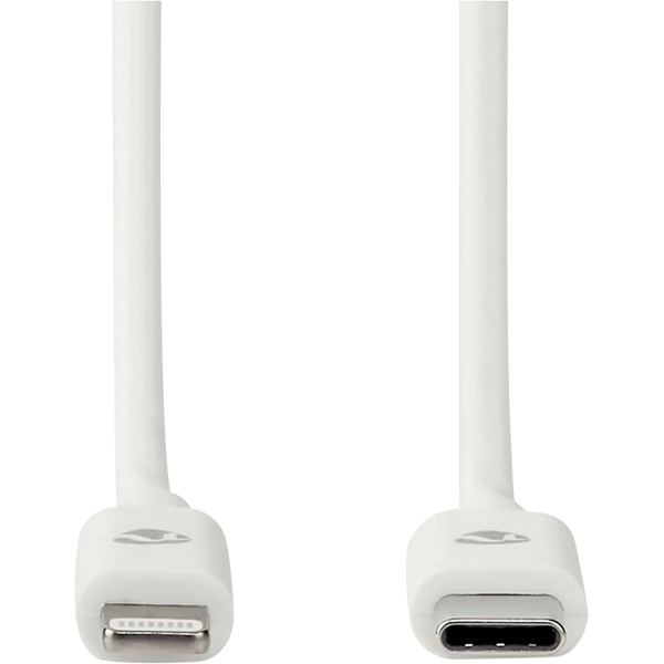 Cordon USB type C vers type Lightning 1m blanc, N.C — INFORMATIQUE