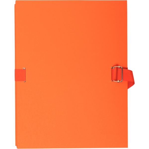 EXACOMPTA Chemise à dos extensible, A4, carton, orange — Chemises & trieurs
