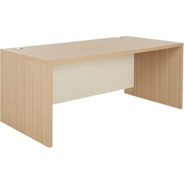 Bureau simple Brabant L180 xH75 xP90 cm chêne structuré/blanc, N.C — MOBILIER